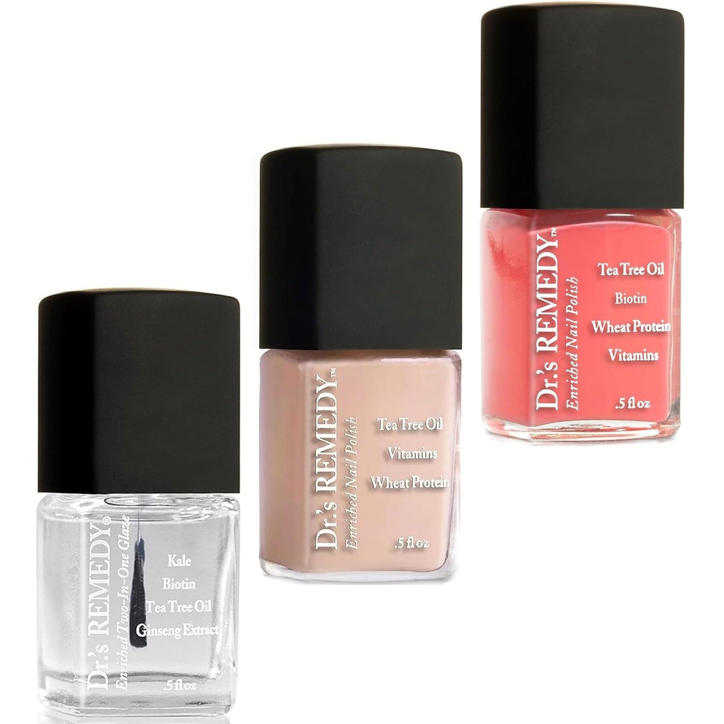 Drs Remedy Nail Polish Kit: Positively Perfect Pink Trio Set