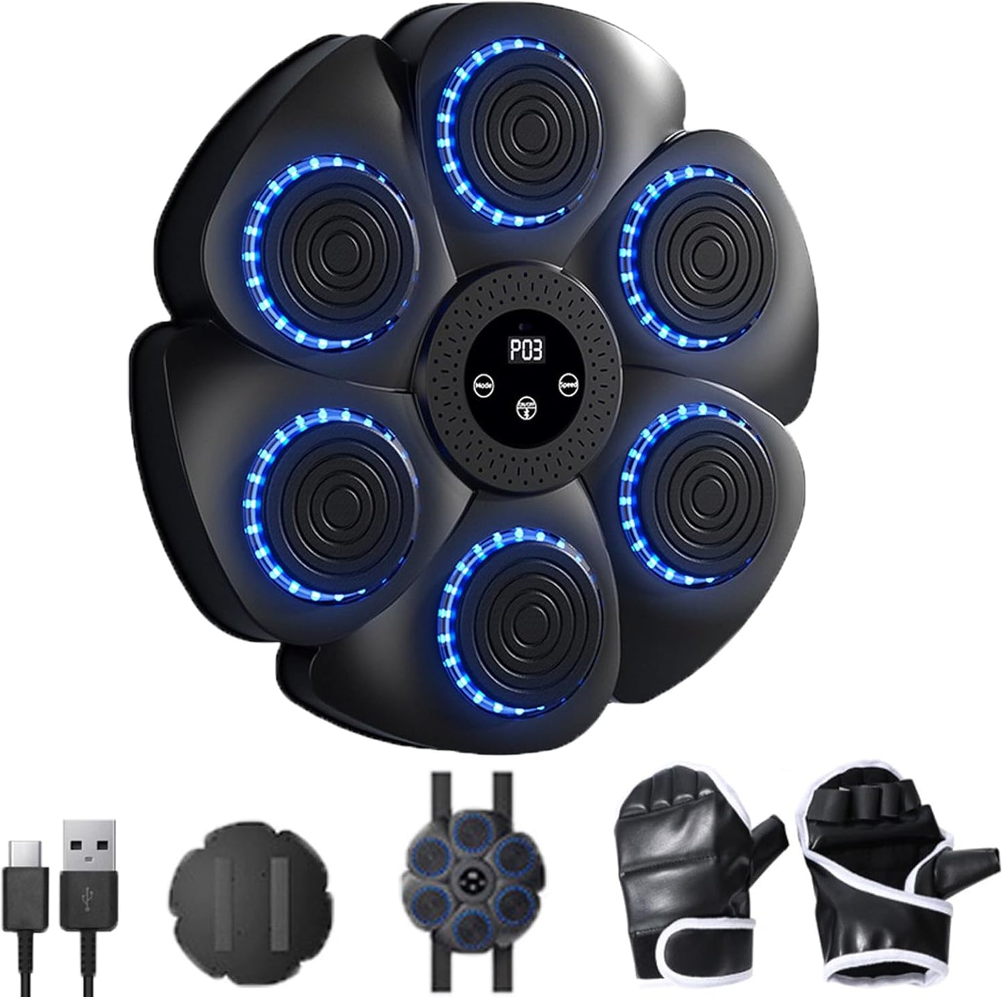 Puncheffy Music Boxing Pad for Intense Workouts