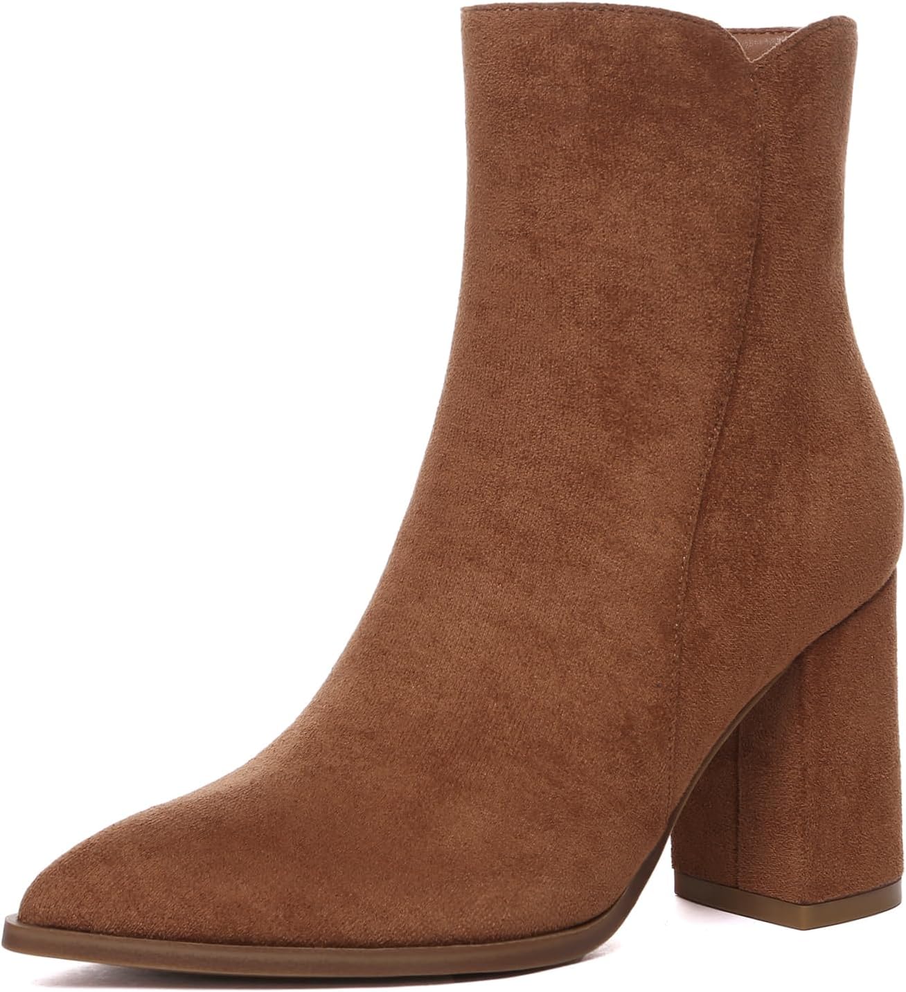 Stylish Heeled Ankle Boots for Women with Chunky Block Heel