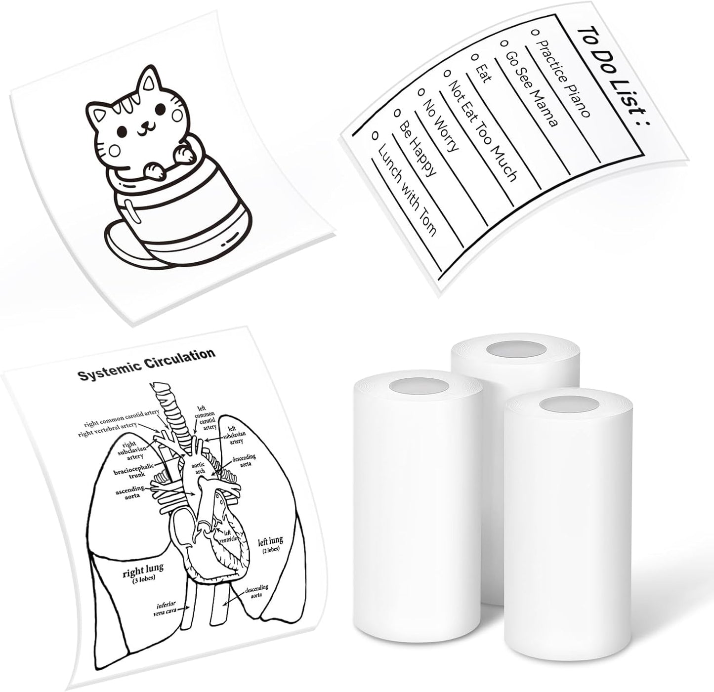 Long-lasting Mini Sticker Paper for Anycash Printer