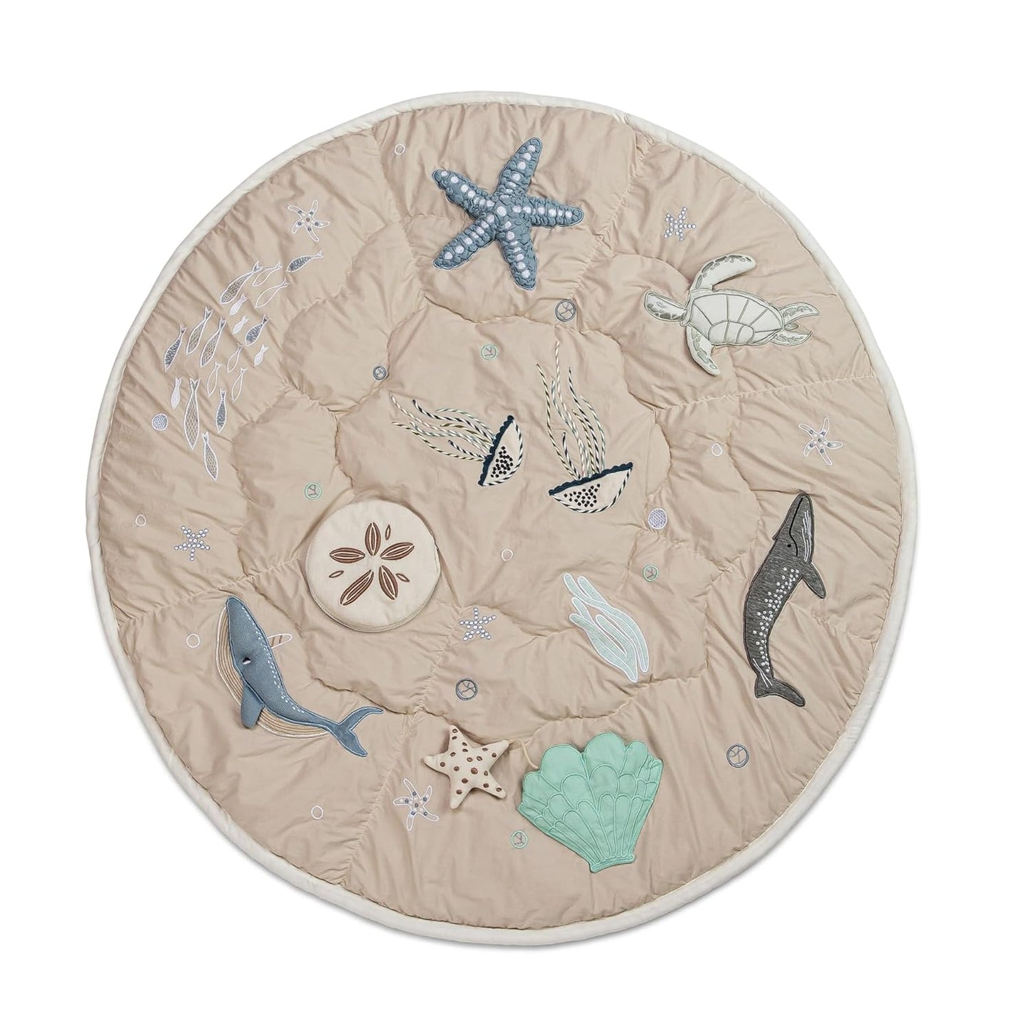 Crane Baby Activity Mat for Boys and Girls - Sea Life Fun