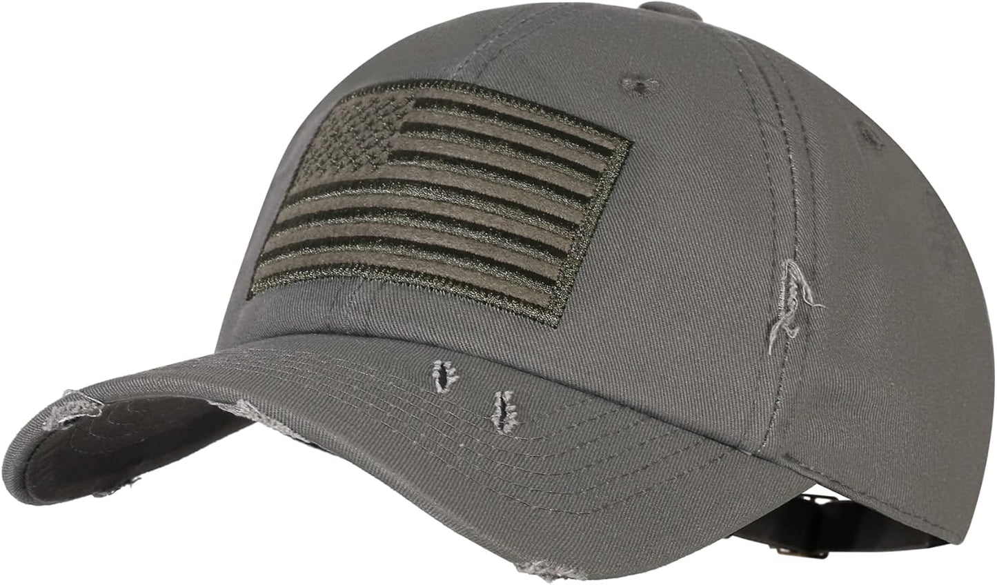 USA Flag Military Dad Hat Army Cap