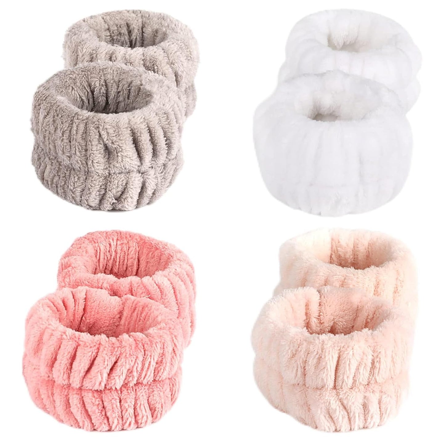 Foungmei Face Wash Wristbands - No Dripping, Soft Microfiber