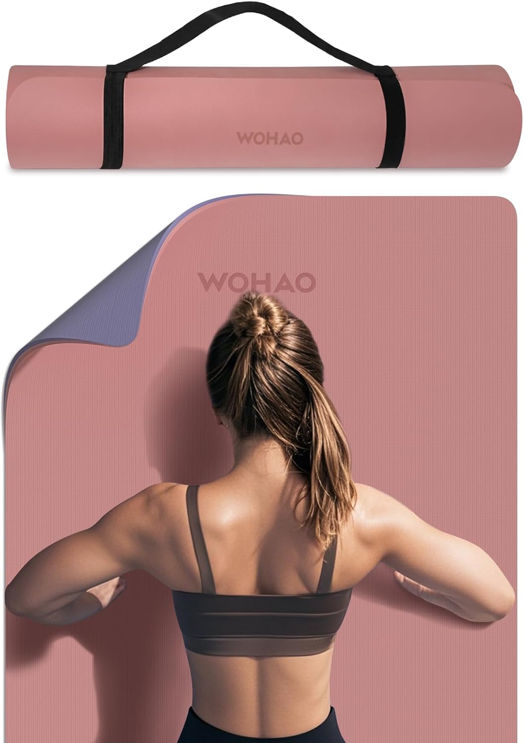 Extra Thick 8mm Yoga Mat for Ultimate Comfort and Support