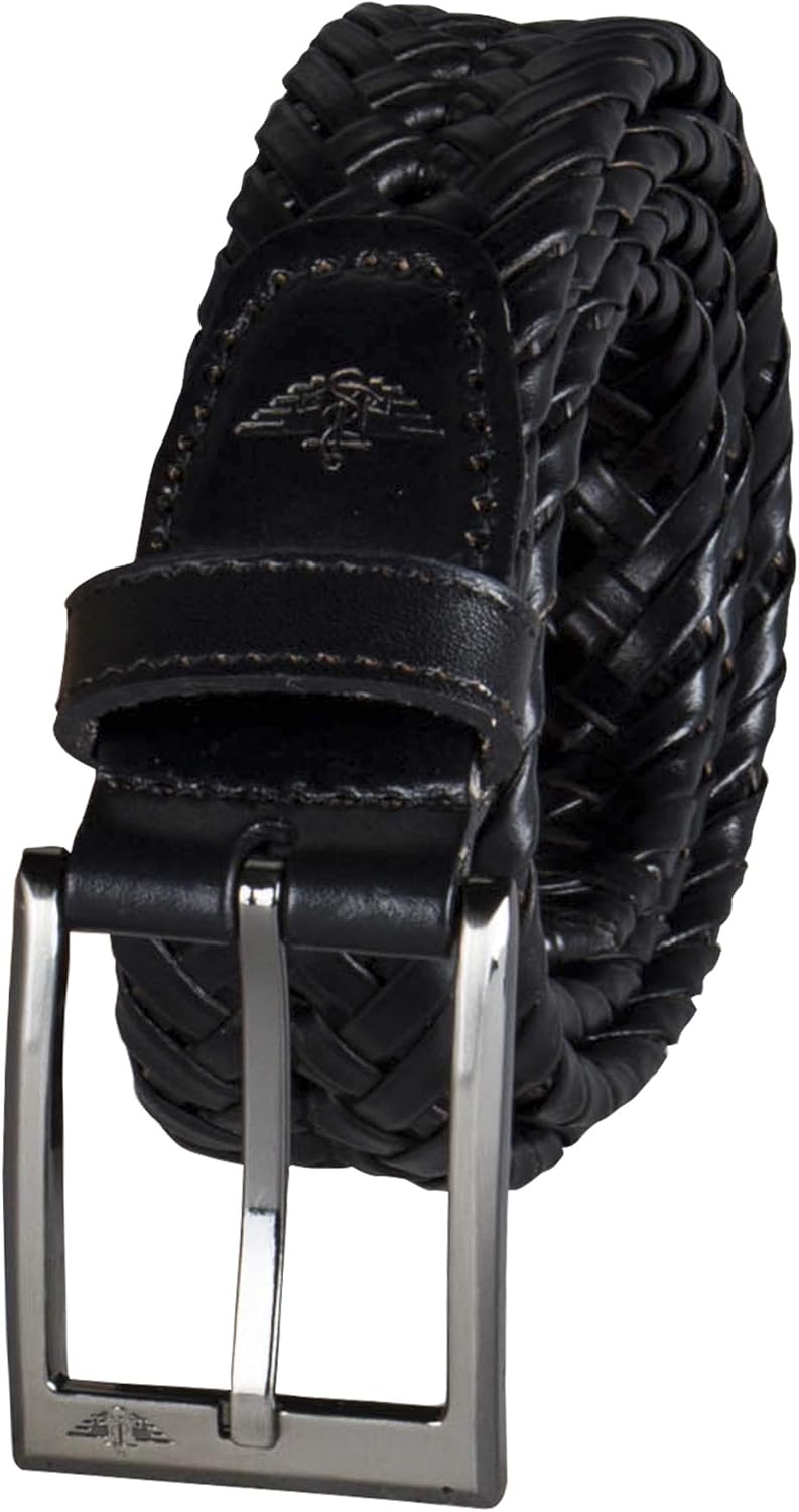 Dockers Braided Belt for Men - Stylish and Adjustable Comfort
