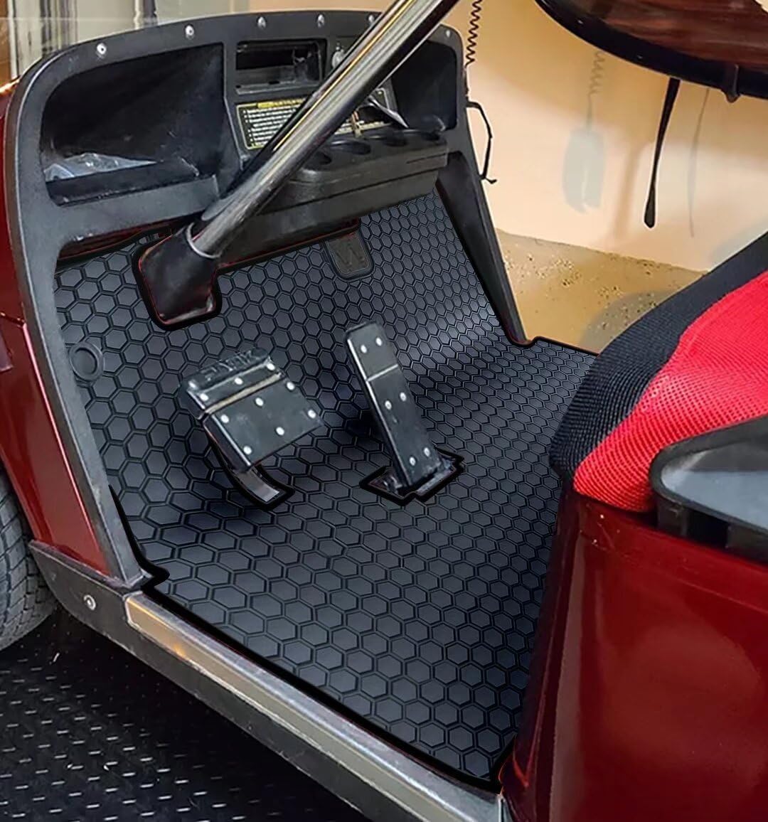 Custom Fit Golf Cart Floor Liner Mat for EZGO TXT and More