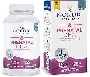 Nordic Naturals Prenatal DHA Soft Gels for Optimal Baby Health
