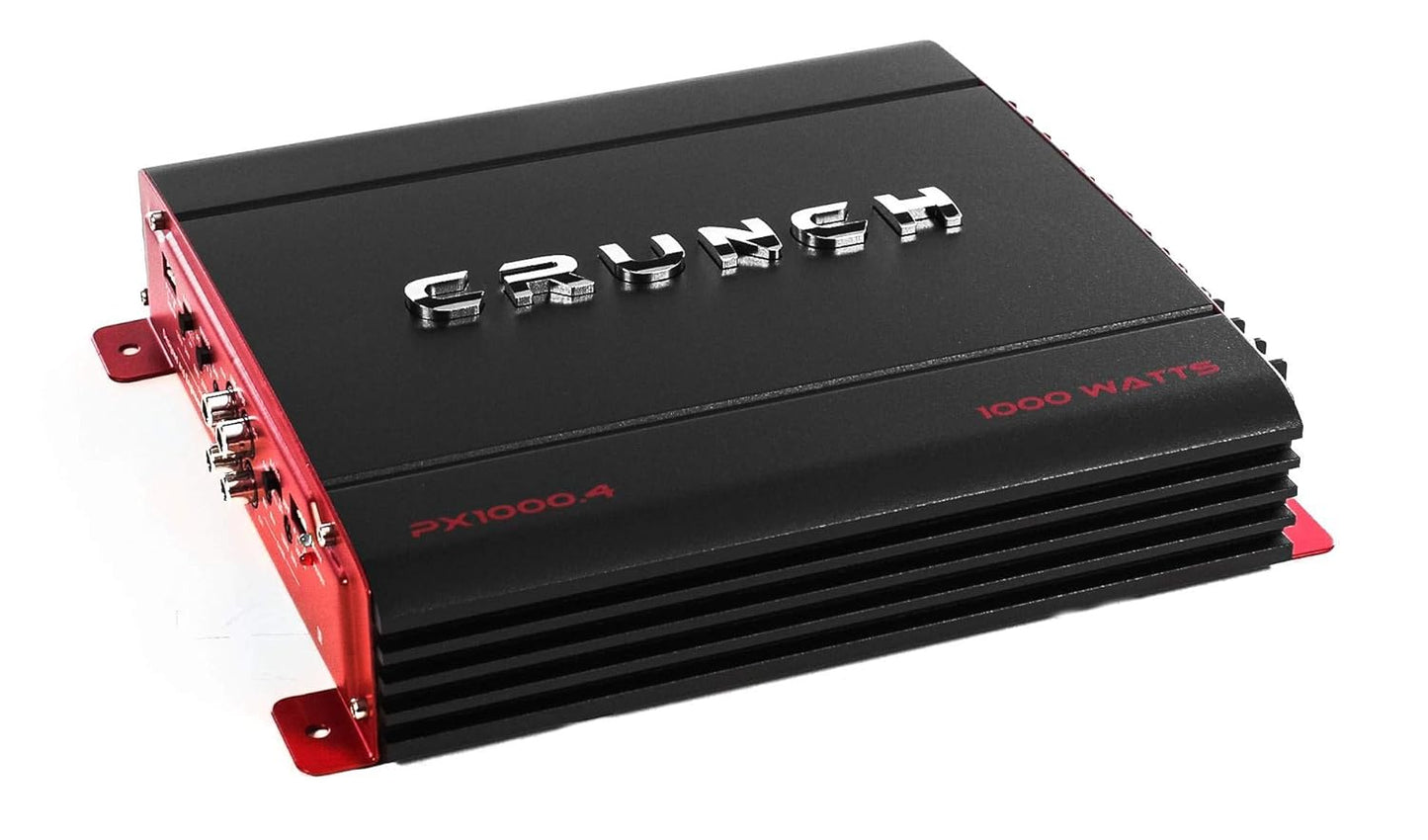 Crunch PX 1000.4: 1000W Stereo Power Amp - Lightweight & Powerful