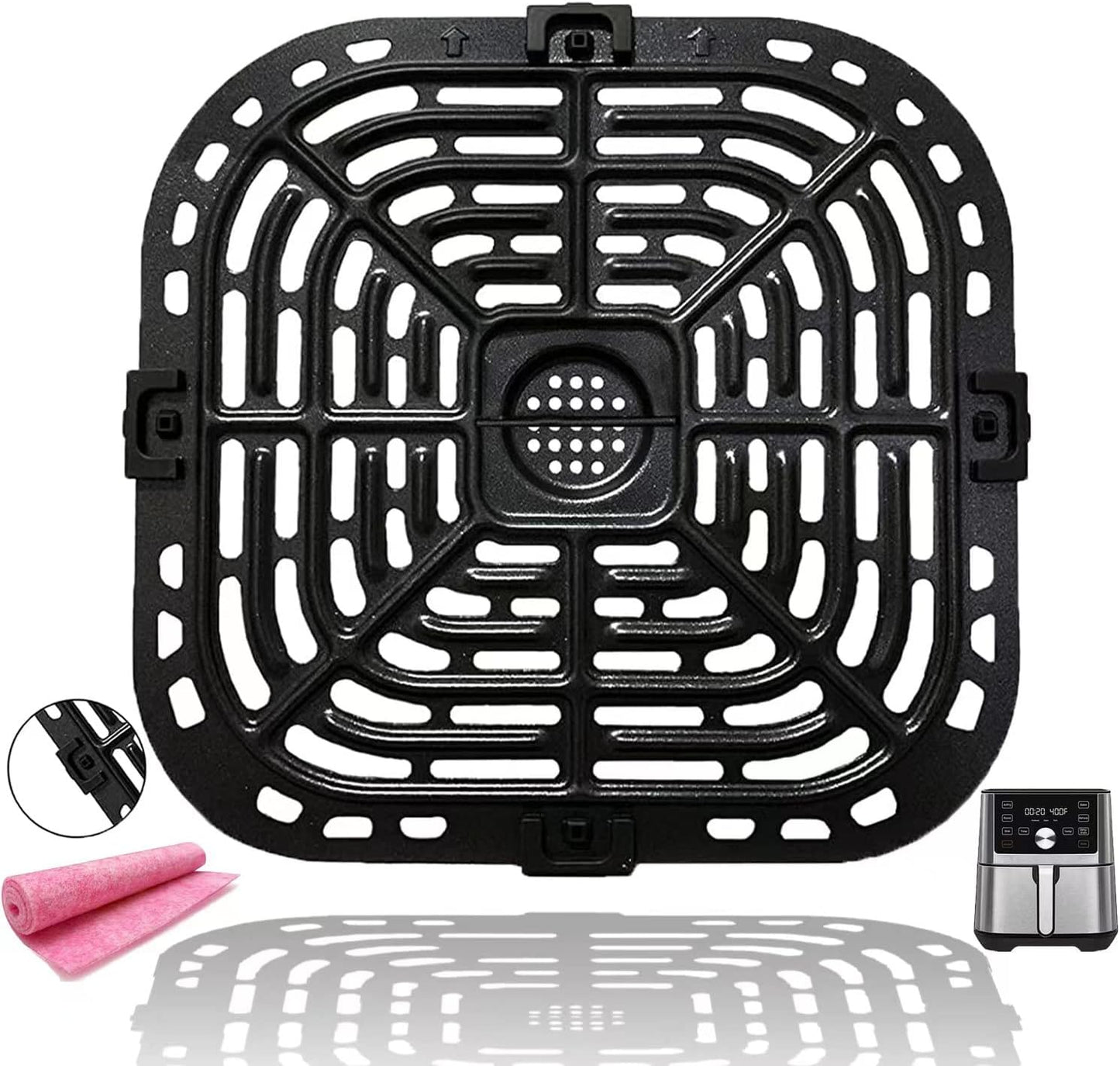 Dual-Coated Air Fryer Tray | Vortex Plus 6QT, 5.7QT | Dishwasher Safe
