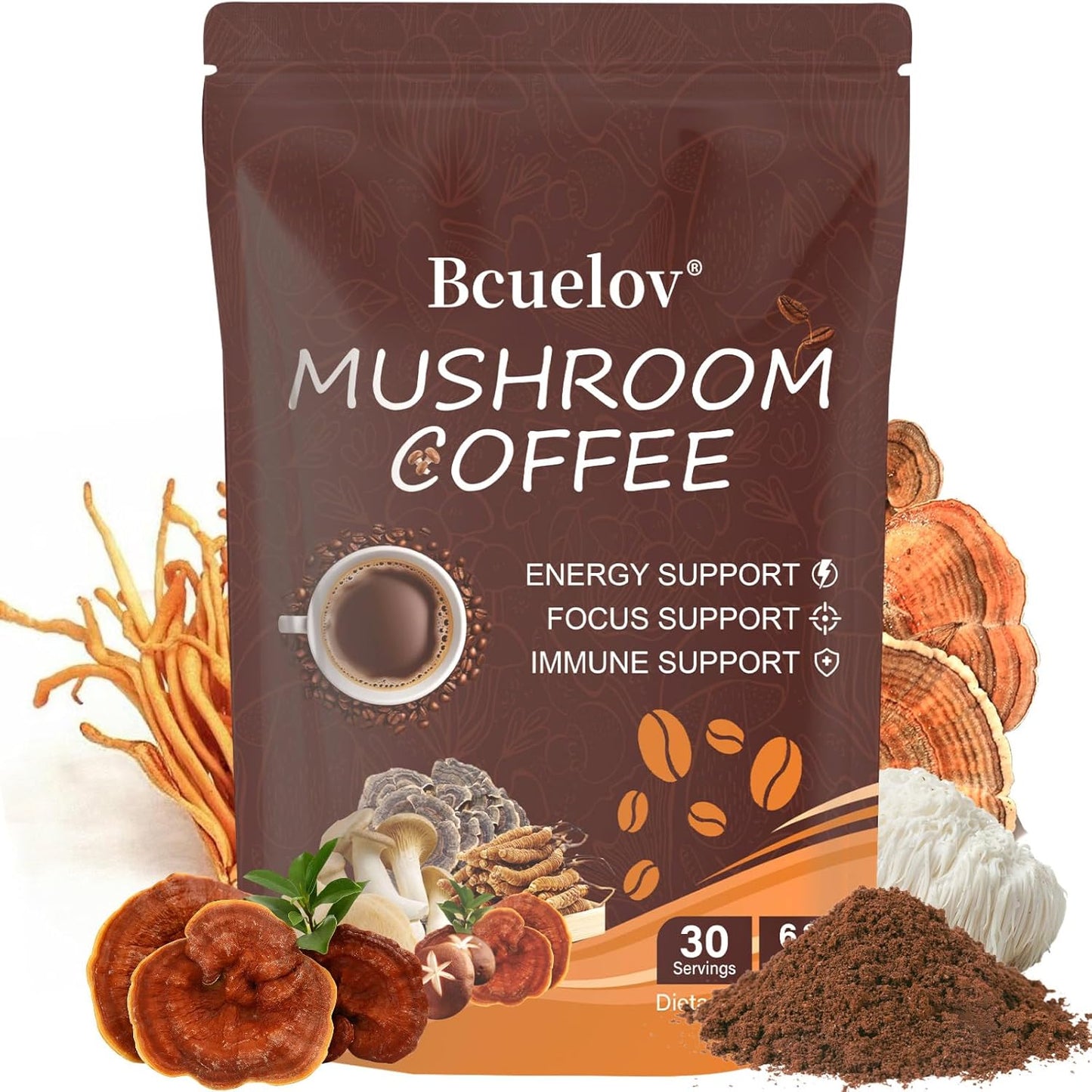 Organic Mushroom Coffee for Energy Boost