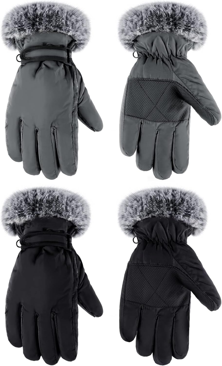 Kids Waterproof Ski Gloves - Warm & Windproof!