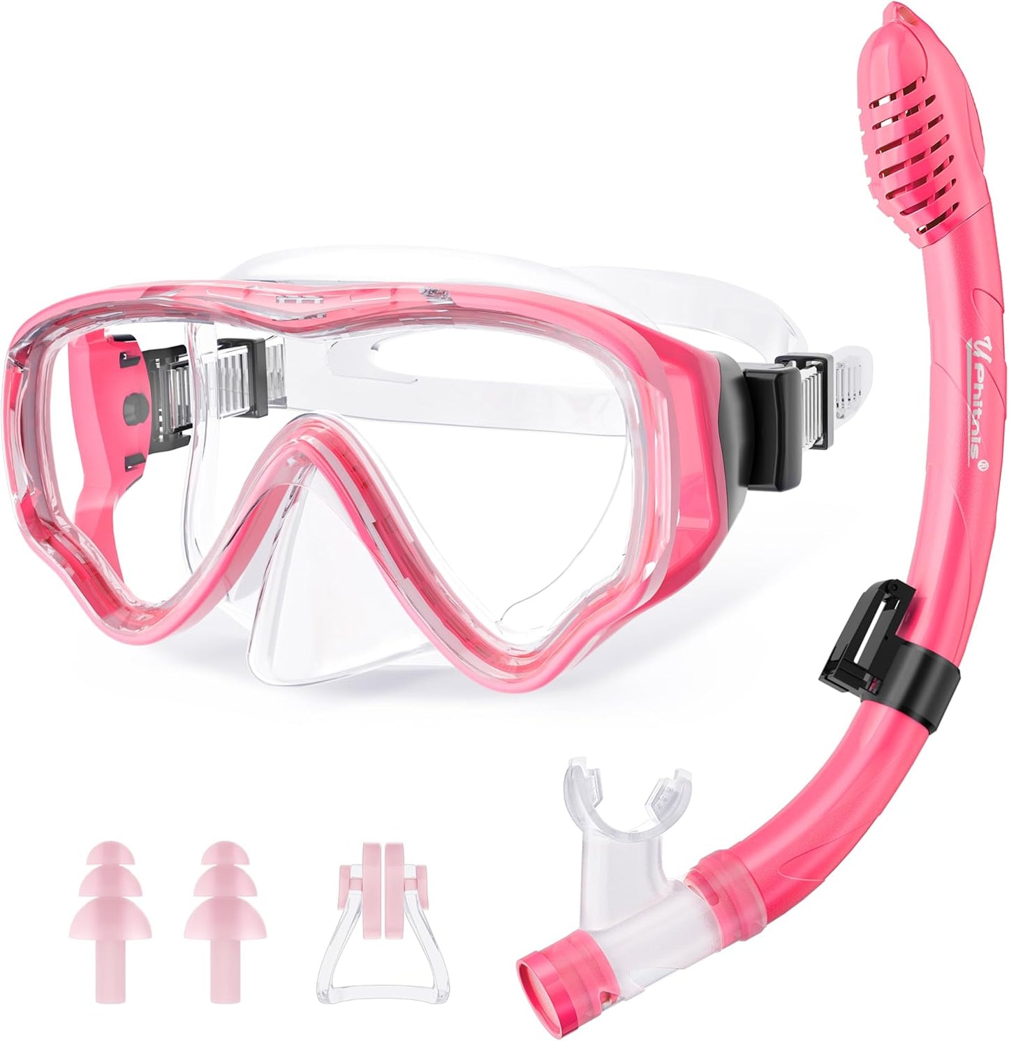 Kids Dry Top Snorkel Set - Anti-Fog Mask & Snorkel
