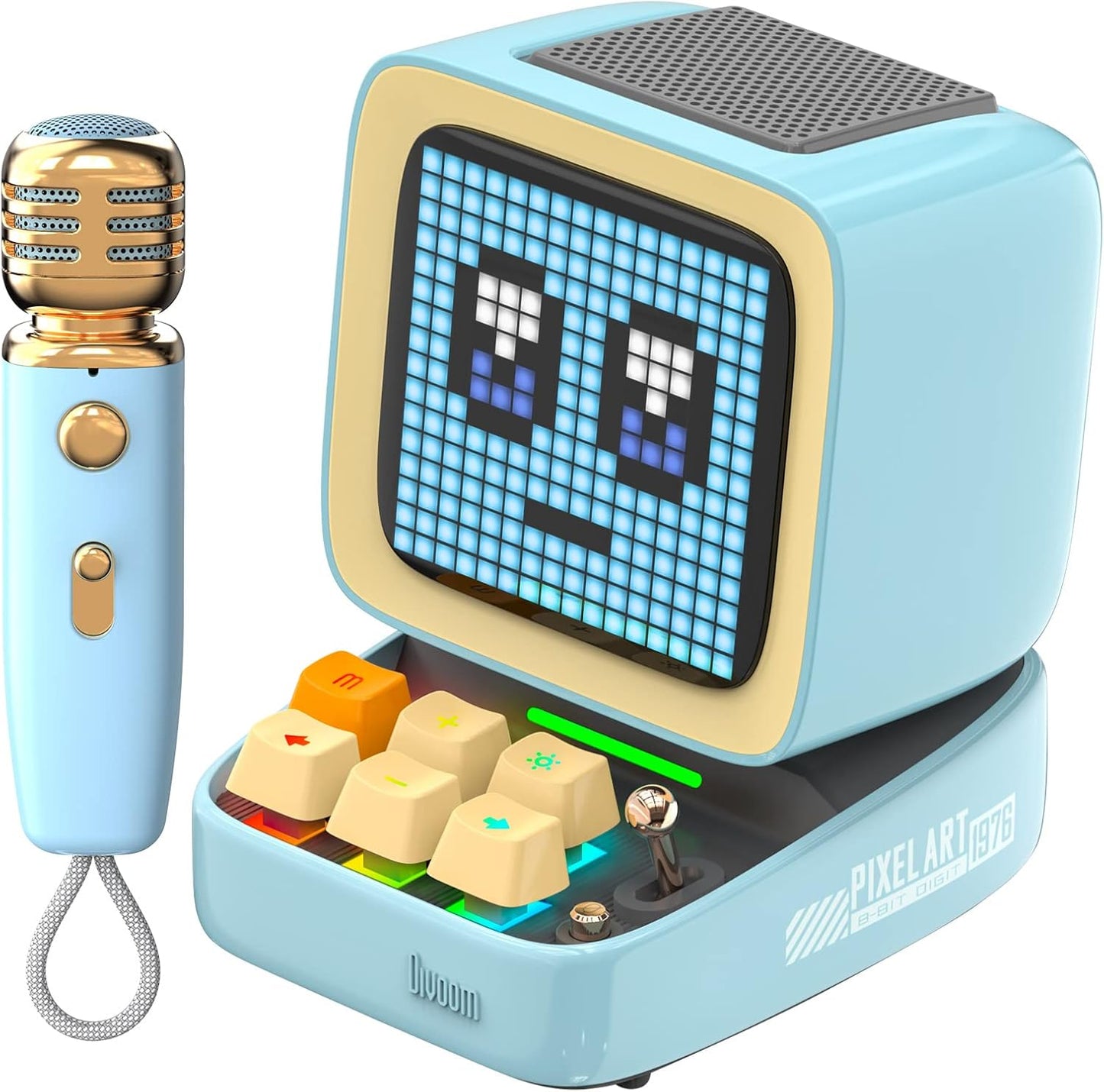 Divoom Ditoo-Mic Bluetooth Speaker with Karaoke Microphone