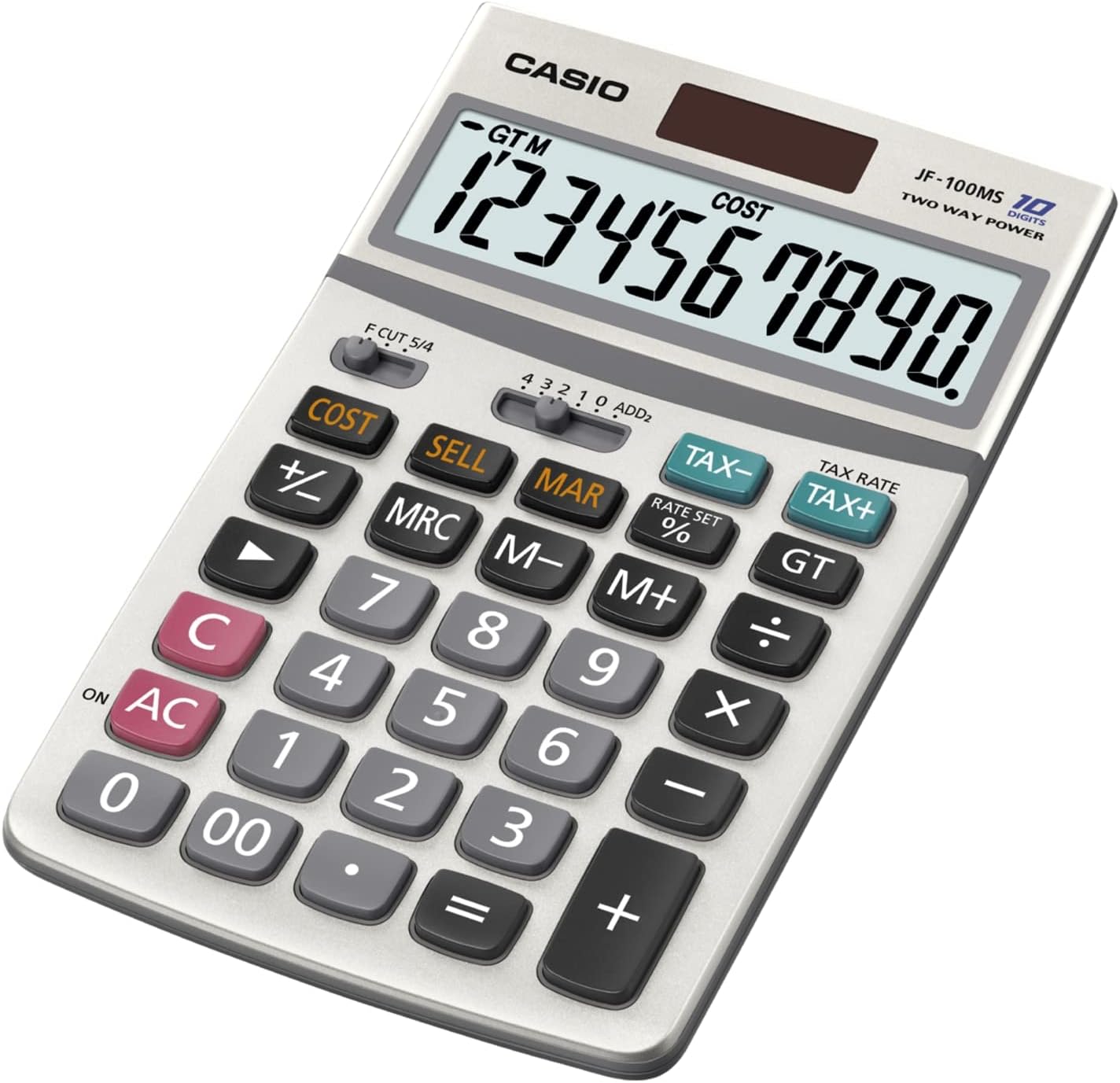 Casio JF-100BM Multicolor Calculator - Efficient Standard Functions