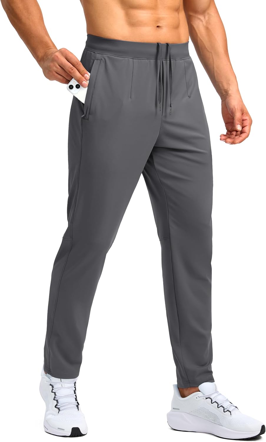 G Gradual Tall Mens Sweatpants with Zipper Pockets for Comfort