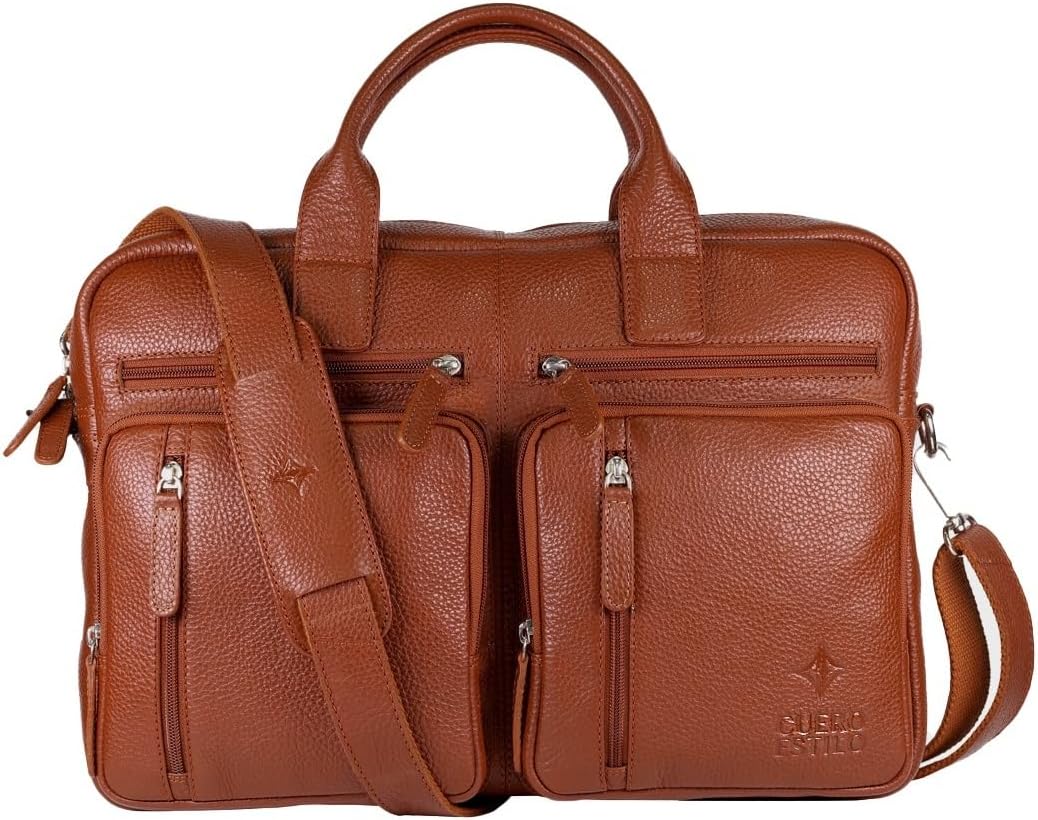 Leather Laptop Bag Handcrafted Floater Leather for Office Travel