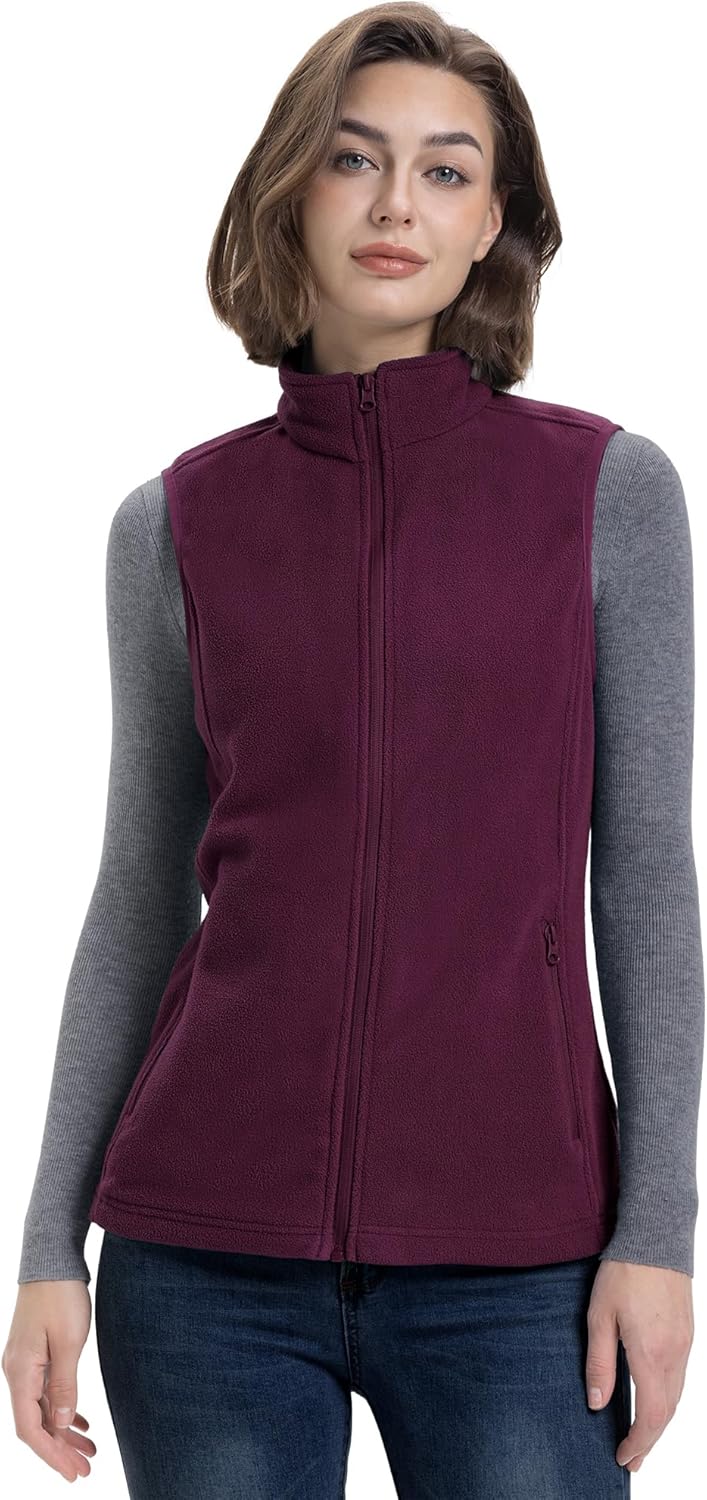 33,000ft Women's Fleece Vest for Warmth and Comfort in Winter