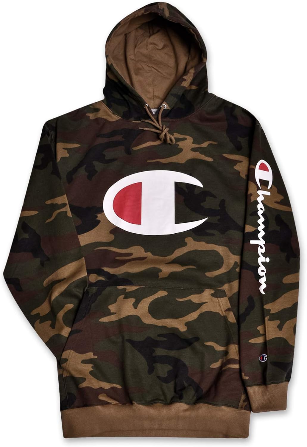 Champion Big And Tall Hoodie for Men - Warm Fleece Pullover