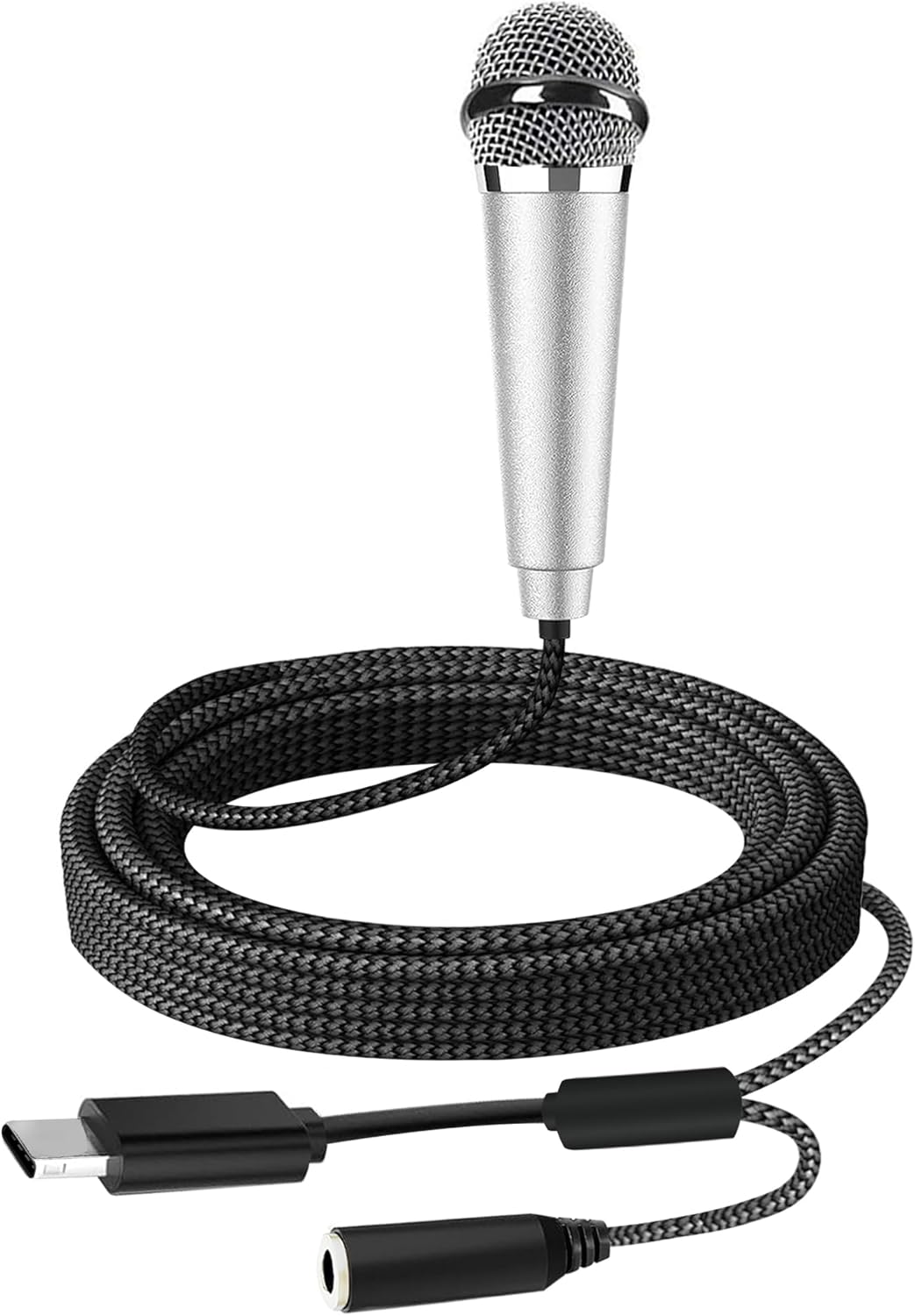 Portable USB-C Karaoke Mic - Record, Sing, Create!