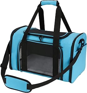 Large Pet Carrier for Cats and Dogs - Soft Sided Travel Carrier