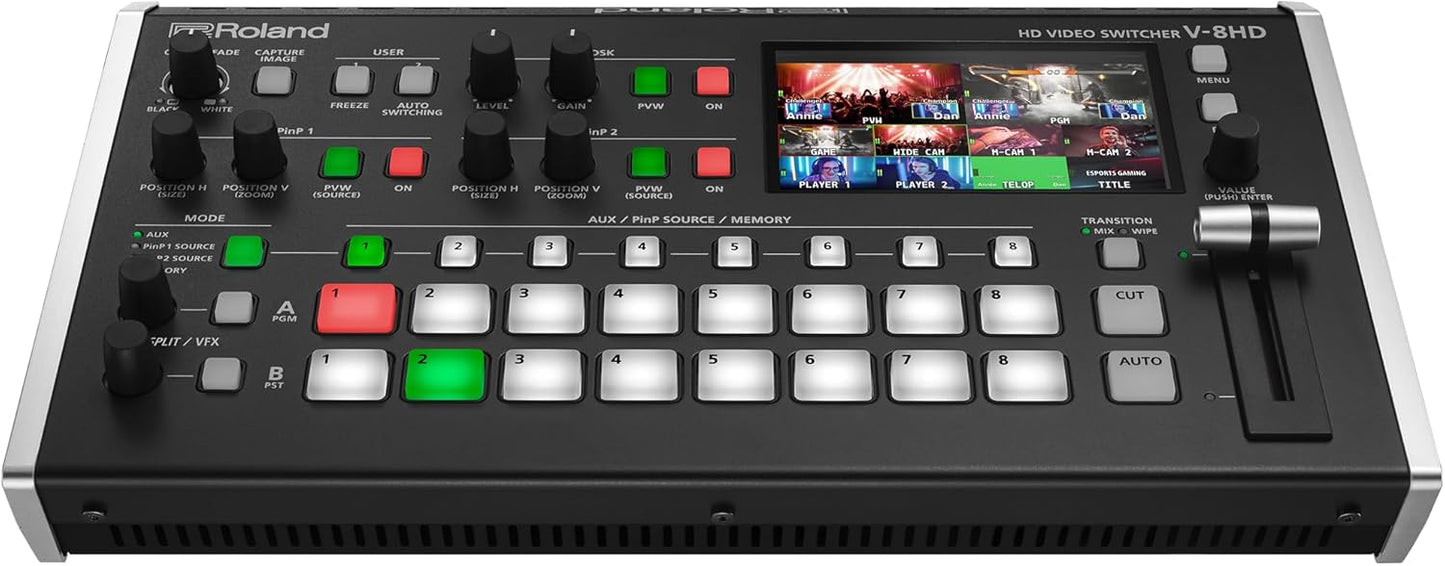 Roland V-8HD Video Switcher for Live Events and Streaming