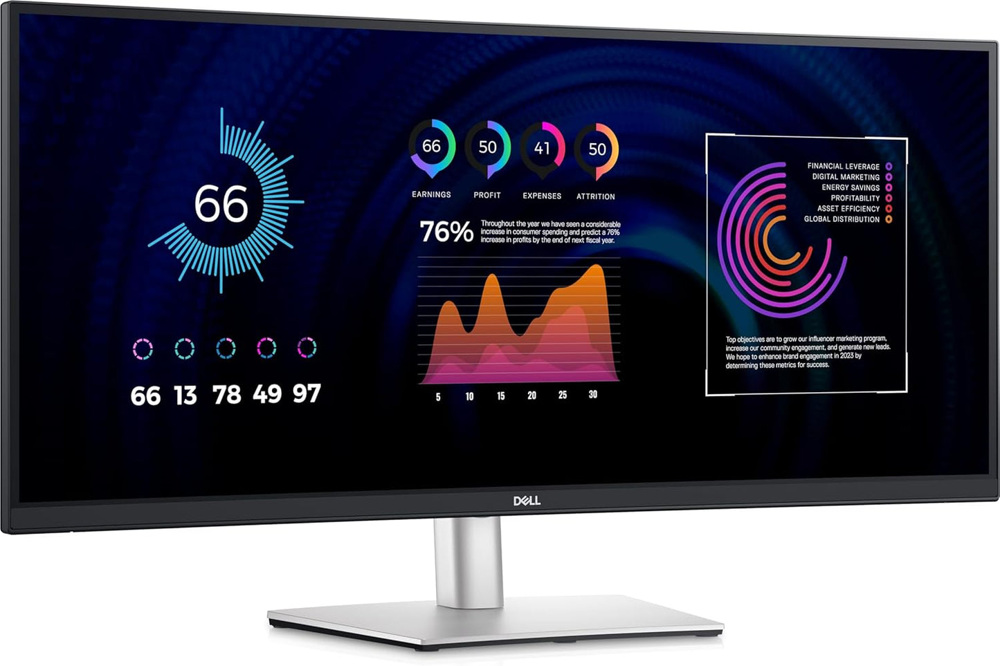 Dell 34 Curved Monitor with USB-C Hub