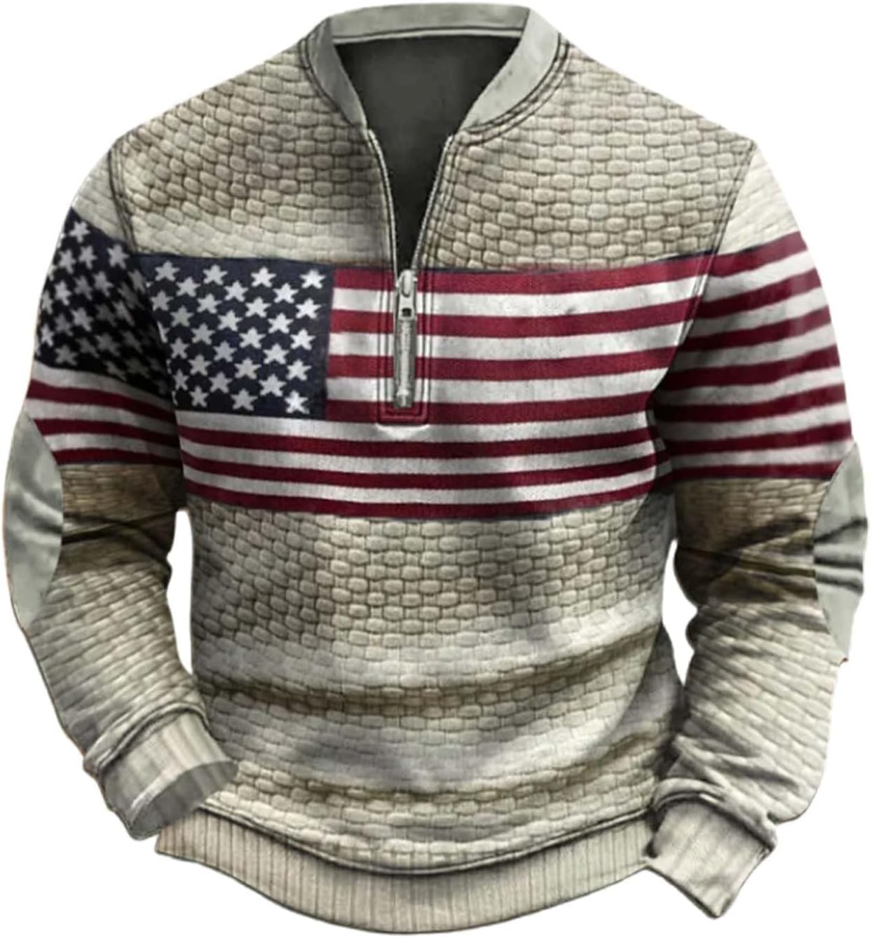 Patriotic Vintage Flag Sweater