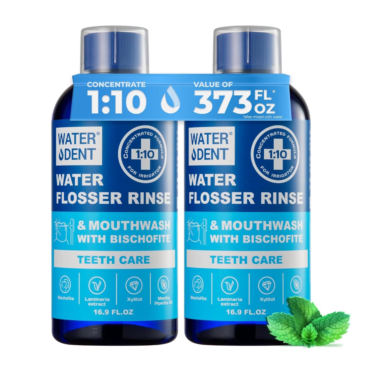 Concentrated Water Flosser Rinse & Mouthwash for Fresh Breath