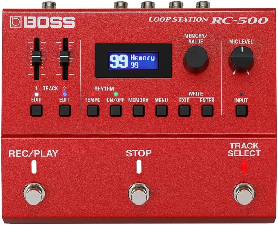 BOSS RC-500 Loop Station: Dual-Track Looper with 32-bit Audio