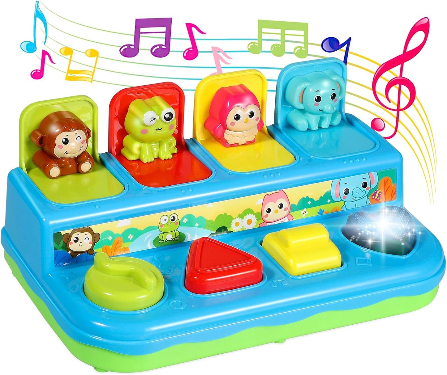 Interactive Music Pop Up Baby Toy | Montessori Learning Fun!
