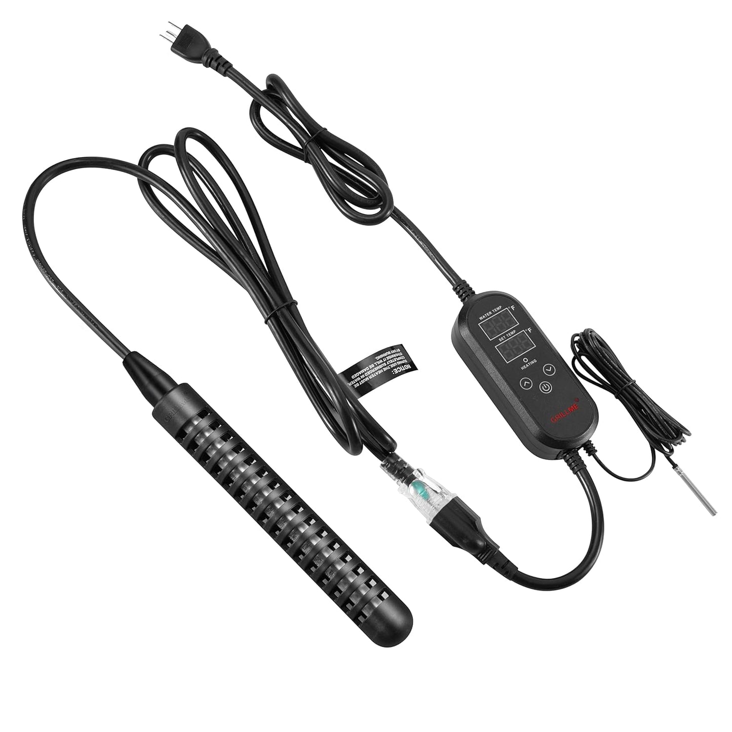 1000W Immersion Water Heater with Intelligent Temperature Control