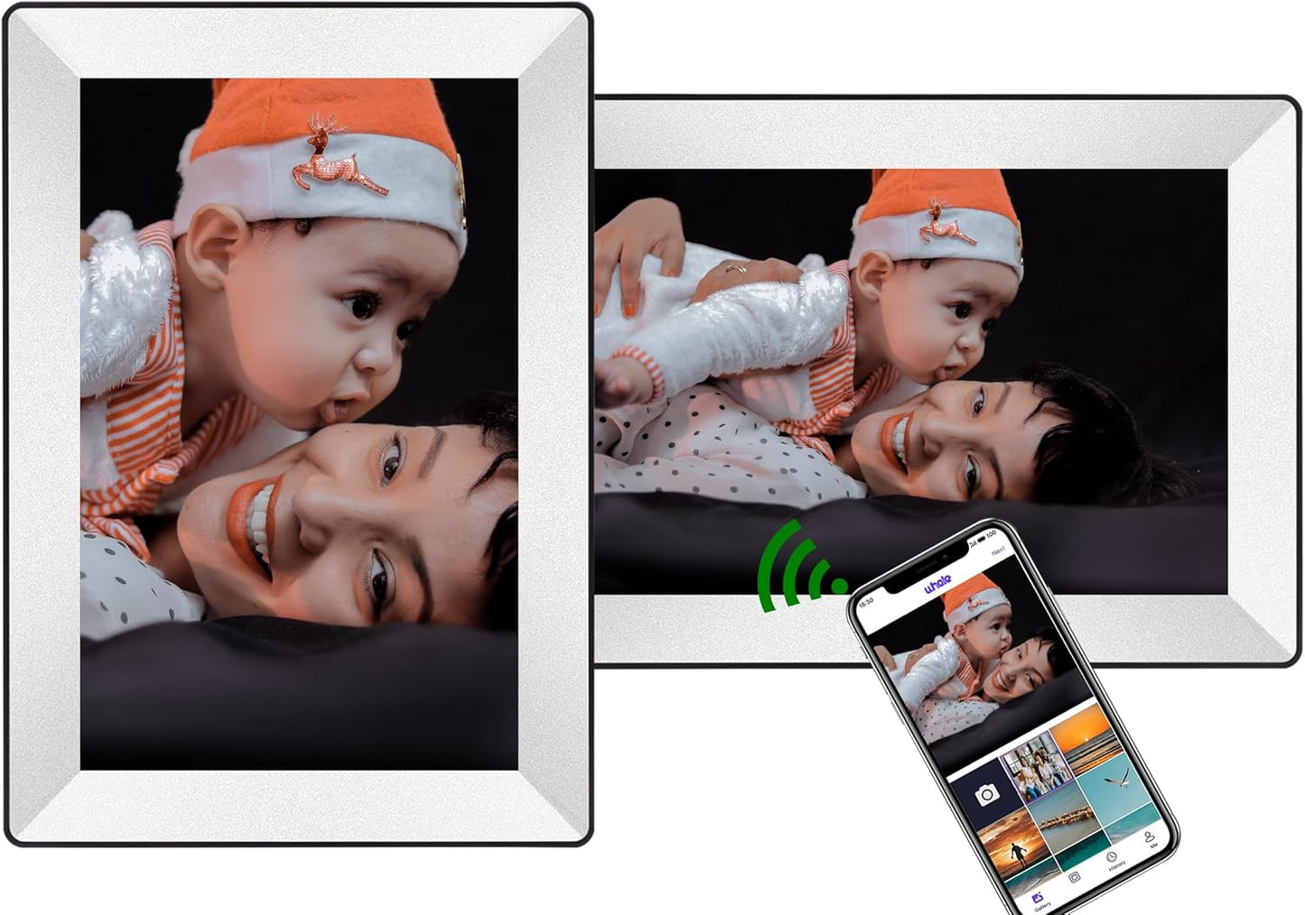 10.1 Inch Digital Picture Frame with WiFi and 16GB Storage