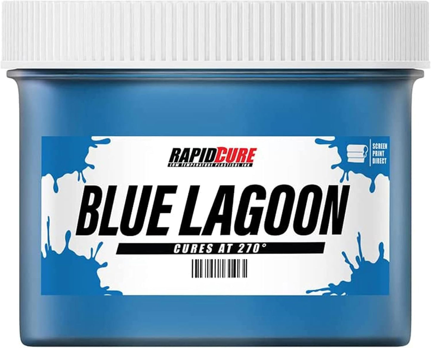 Rapid Cure Screen Printing Ink Blue Lagoon - 5 Gallon Plastisol Ink