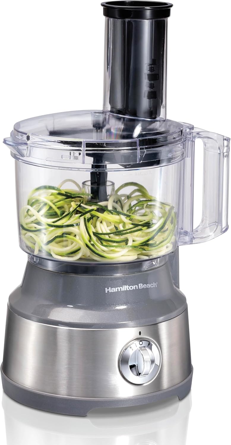 Hamilton Beach Food Processor for Slicing, Shredding, and Pureeing