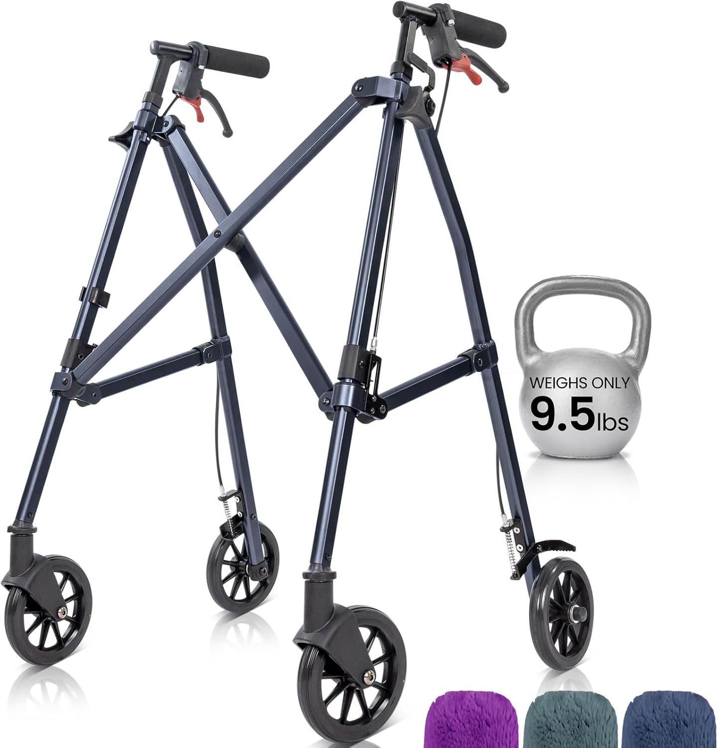Vive Mobility Lightweight Walker for Seniors - Compact & Foldable