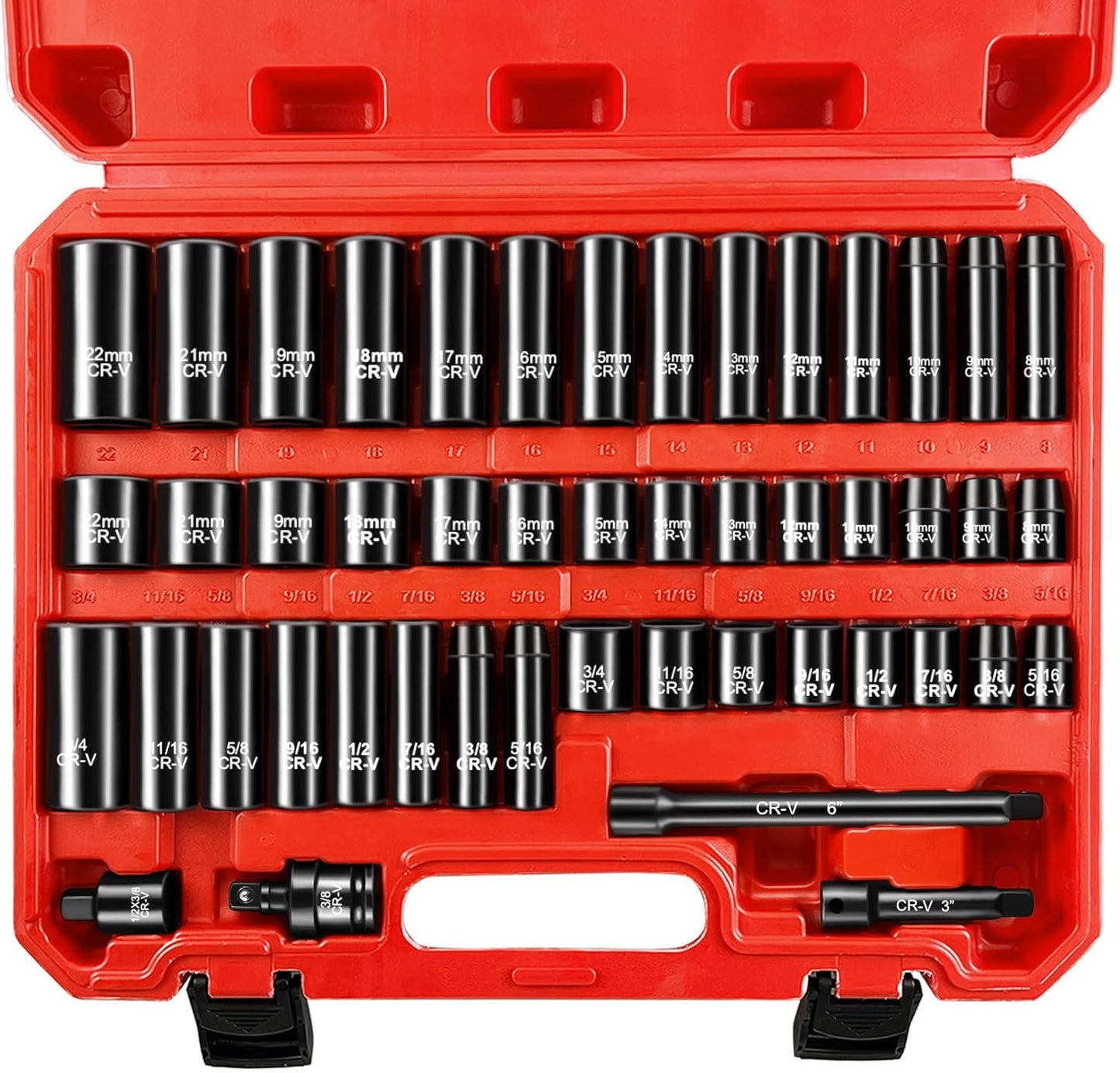 WETT 3/8 Drive Impact Socket Set for All Your Repair Needs