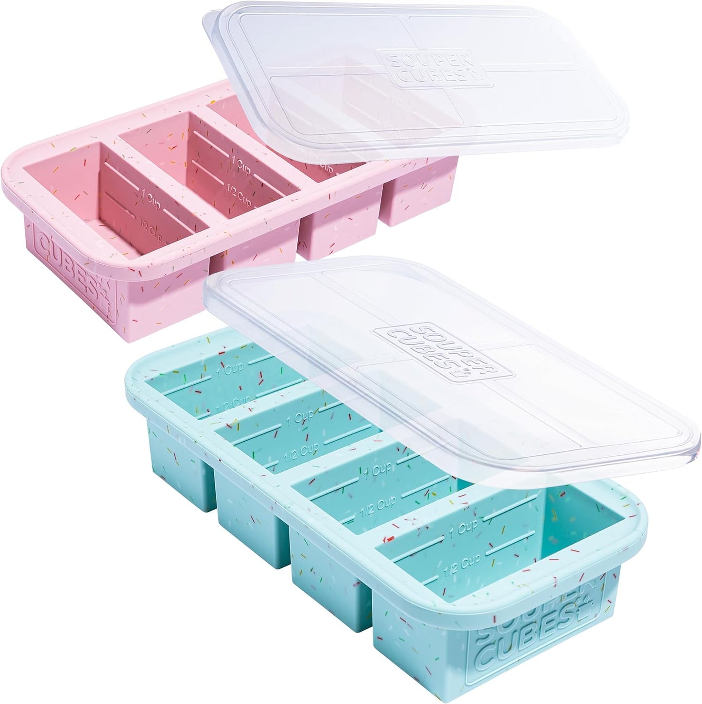 Souper Cubes Silicone Freezer Molds for Easy Meal Prepping