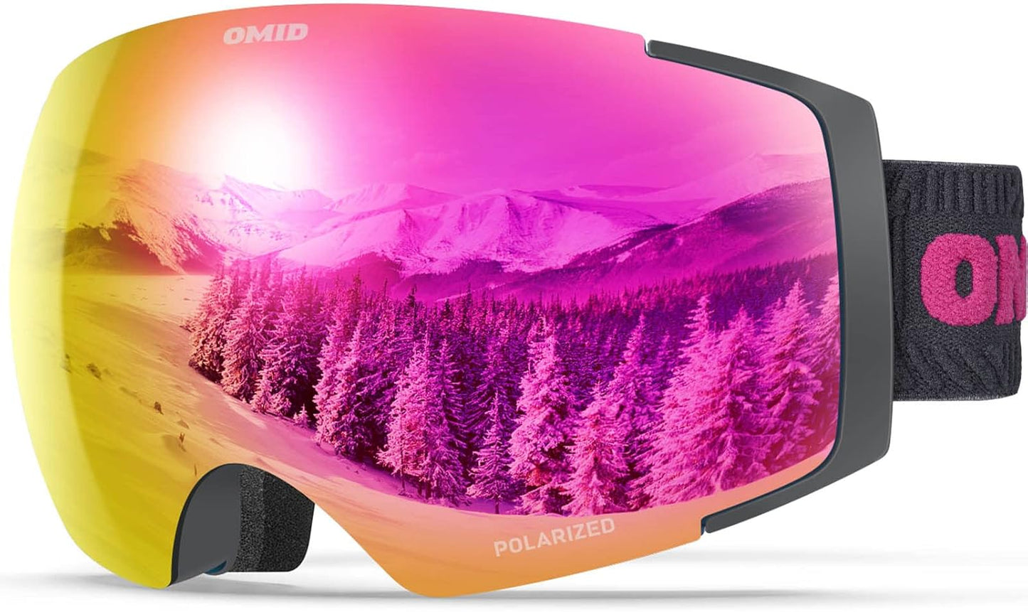 OMID V1 Polarized Ski Goggles: Anti-fog Clarity!