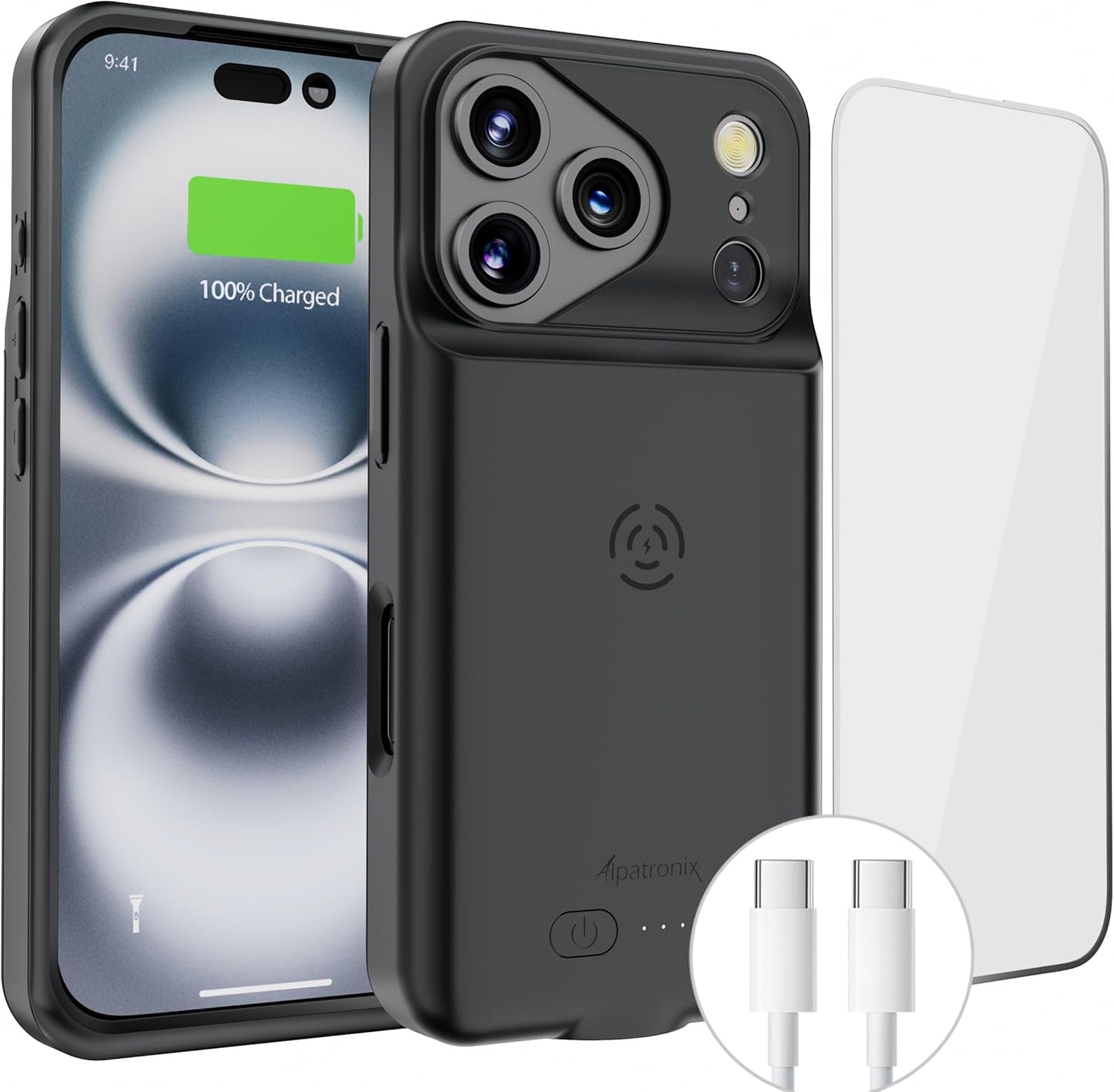 Alpatronix Battery Case for iPhone 17 Pro Max - Slim & Strong