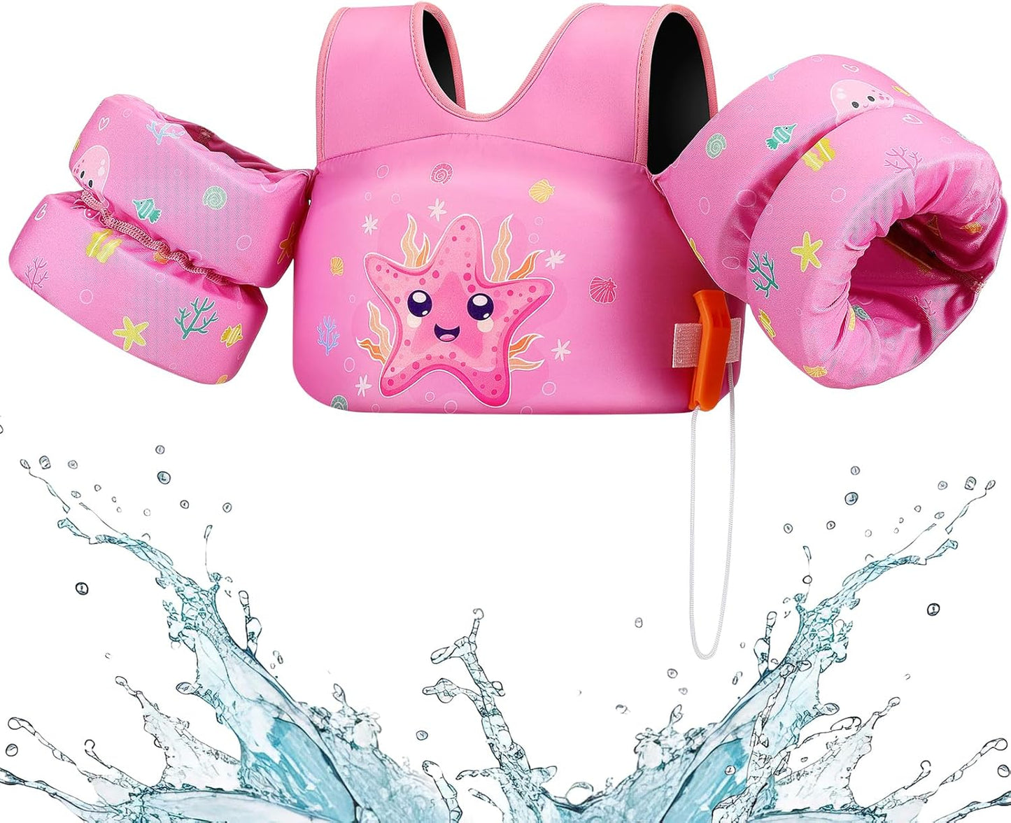 HeySplash Swim Vest for Kids - Safe and Comfortable Floaties