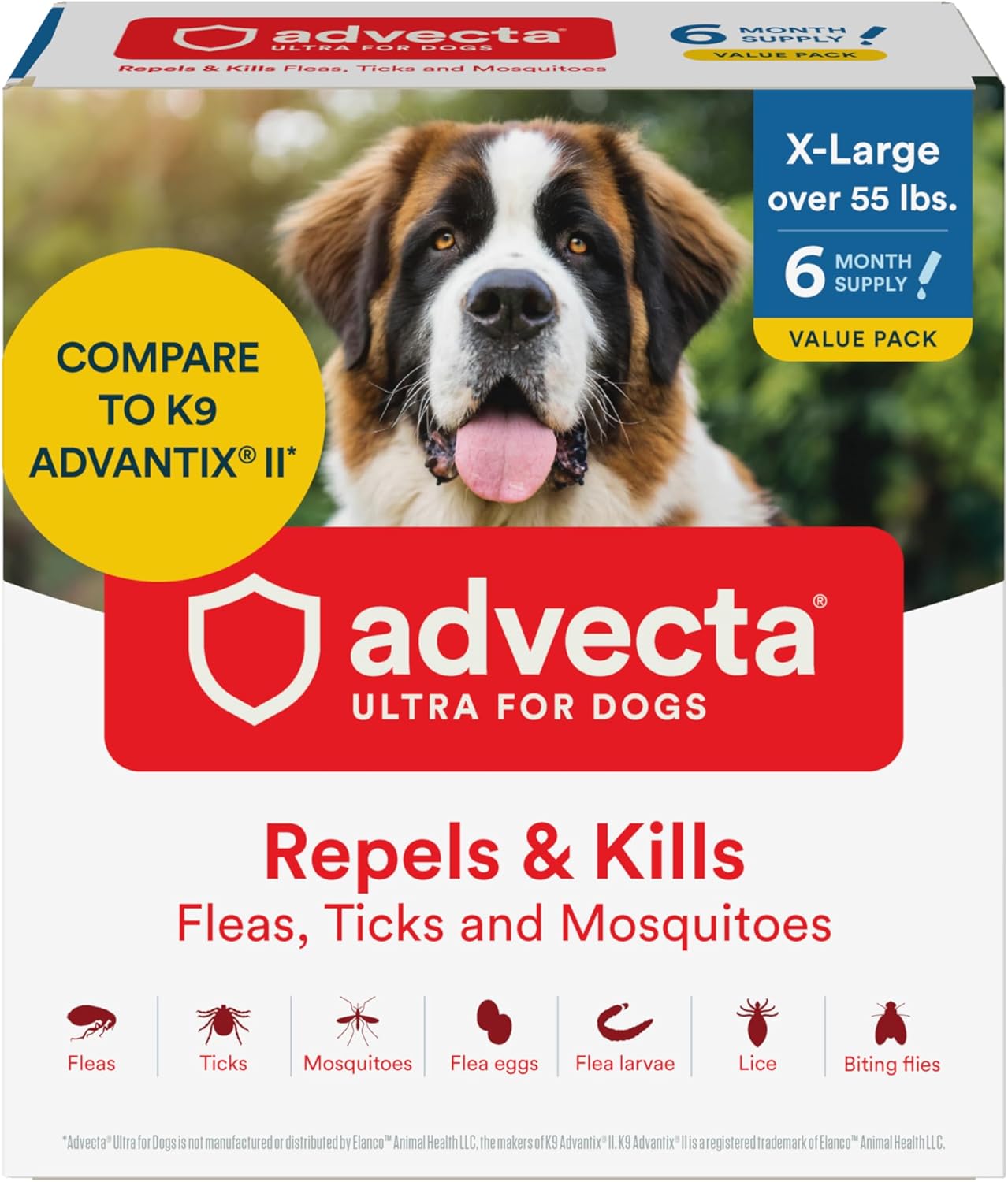 Ultra Flea and Tick Prevention for Dogs - Fast Acting Drops