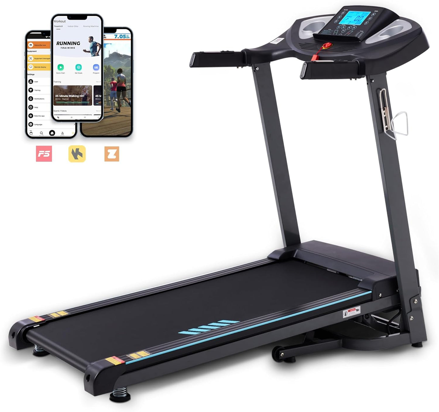 15% Auto Incline Treadmill for Home with 18in Wider Belt
