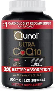 CoQ10 100mg Softgels for Heart Health & Energy Production