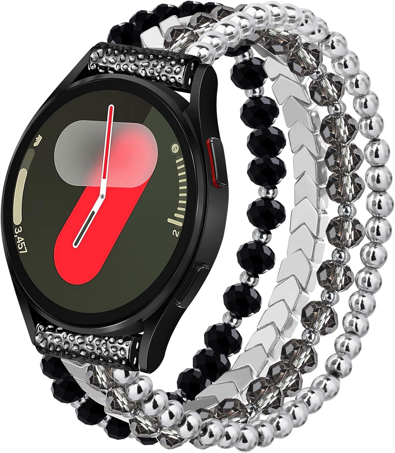 Handmade Crystal Bead Bracelet for Galaxy Watch