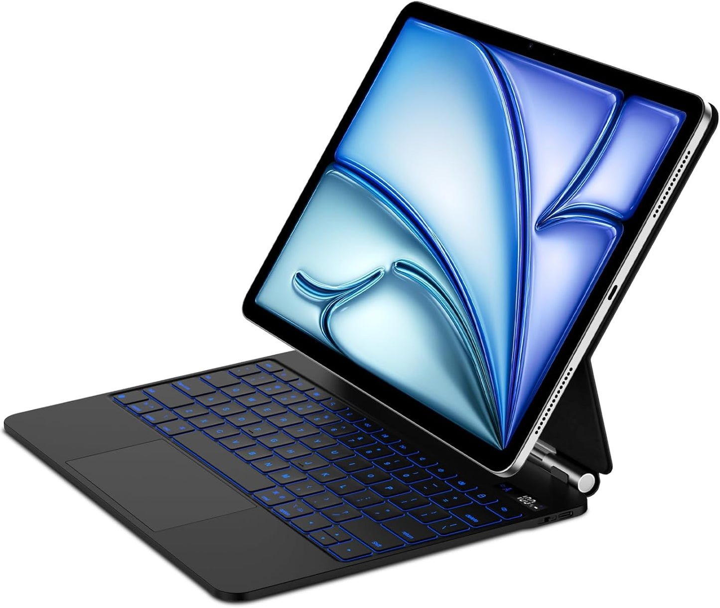 Magnetic Keyboard for iPad Air 13 inch with Click-Anywhere Trackpad