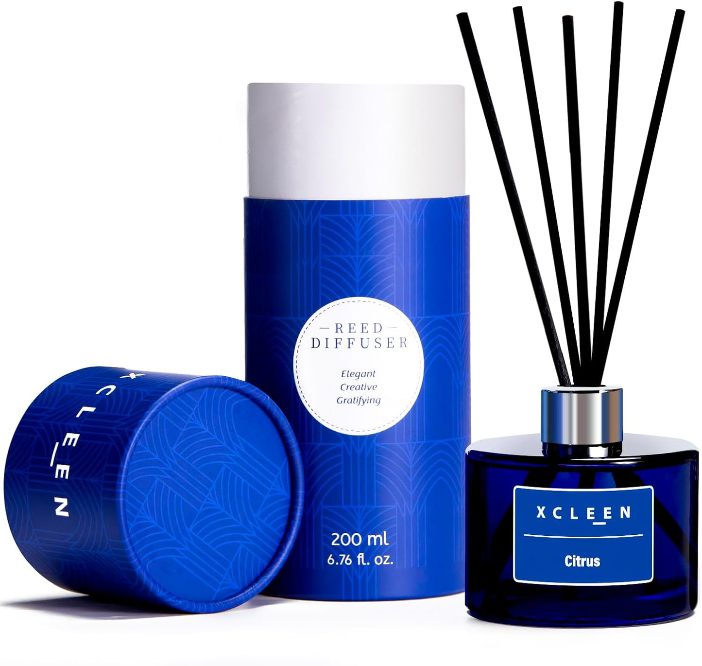 Xcleen Citrus Reed Diffuser - Freshens Any Space