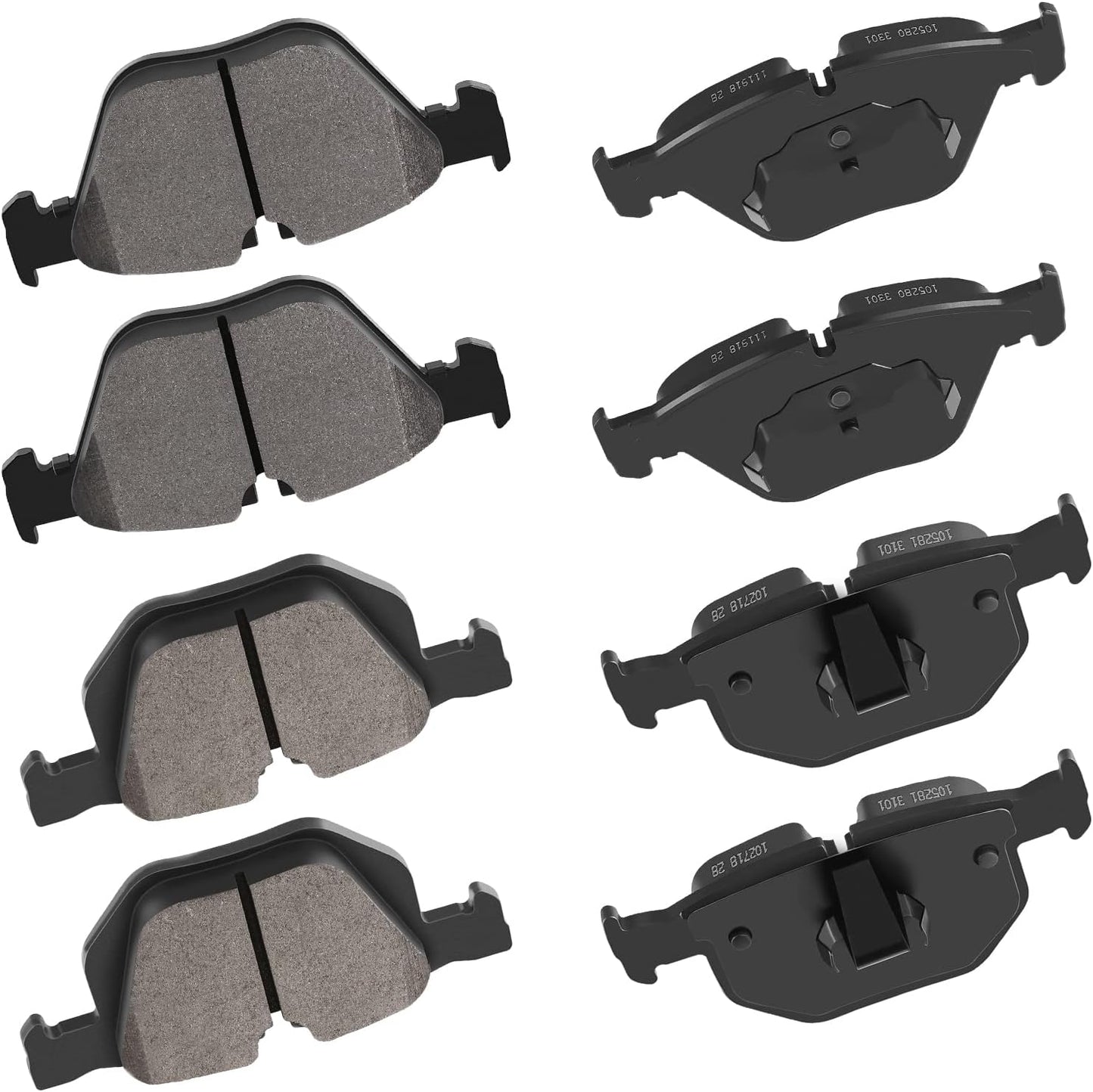 cciyu D918 D1042 Front Rear Ceramic Brake Pads Kits for BMW