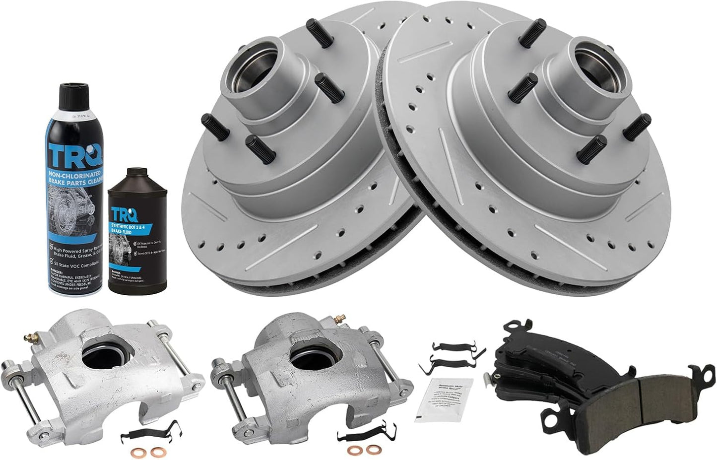 TRQ Performance Brake Pad & Rotor Kit for Buick Roadmaster