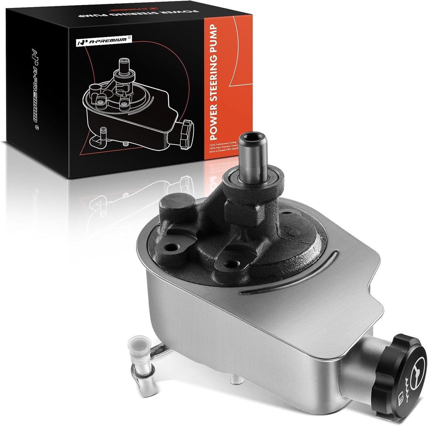 A-Premium Power Steering Pump with Reservoir for Chevy GMC Hummer