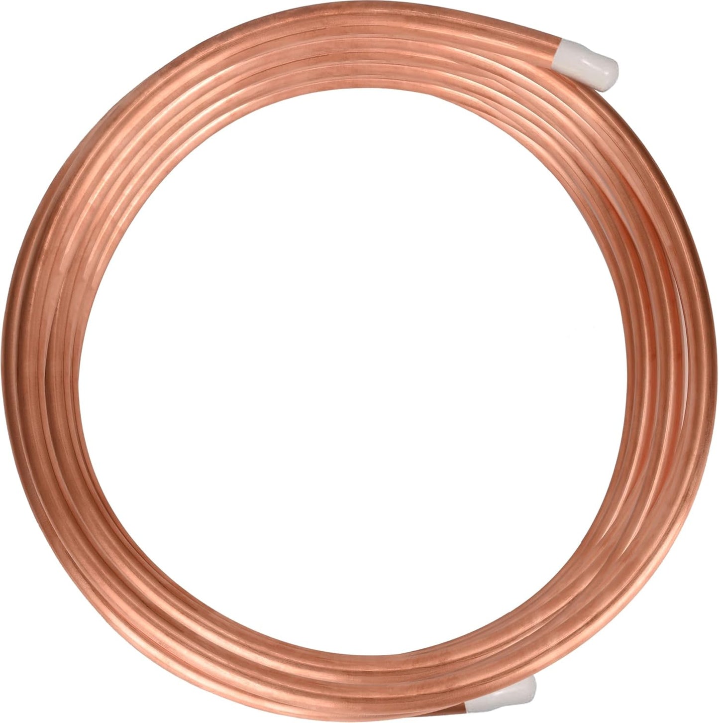Copper Tubing 1/4 OD x 3/16 ID x 25 Ft for HVAC and Refrigeration